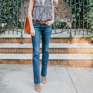 Size 27 7 for all mankind low rise wide boot cut jeans